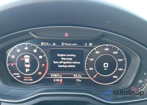 2017 Audi A4 2.0T Premium z USA, uszkodzony, nr VIN WAUFNAF42HN071109